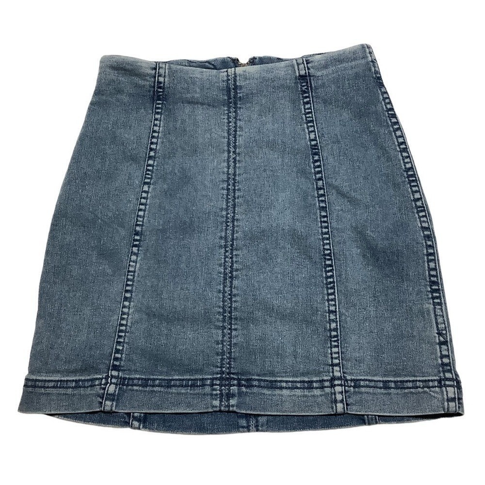 FREE PEOPLE Denim Mini Skirt - Size 2